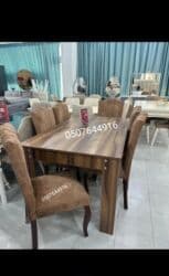 uqolnik qiyməti: Qonaq otağı üçün, Yeni, Açılmayan, Dördbucaq masa, 6 stul — 4