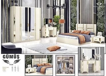 Yataq otağı dəstləri: İkinəfərlik çarpayı, Termo, Dolab, Tumba, Yeni — 1