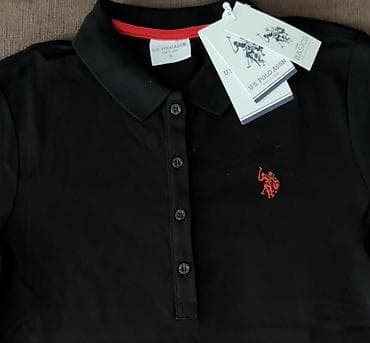 palt: Polo köynək, U.S. Polo Assn, S, rəng - Qara — 2