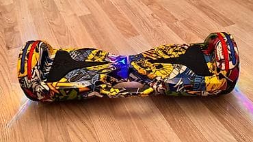 hover bohart: Elektrik hoverboard (self-balance skuter) - Parlaq, rəngli “graffiti” — 4