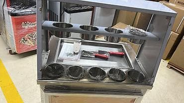 Rolled dondurma (ice cream roll) hazırlamaq üçün peşəkar soyuducu — 3