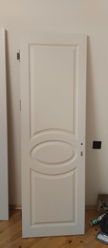 tarsofka boya: Ağ rəngli otaq qapısı - Material: taxta/MDF əsaslı, boyalı səth - — 1