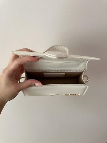 Çantalar: Jacquemus Le Chiquito üslubunda mini çanta - Rəng: ağ/ivori - — 5