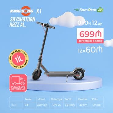 formula 1 bilet qiymetleri 2025: Elektrik samokat Xiaomi KingSong KS-X1 scooter skuter 🛴 KingSong X1 - — 1