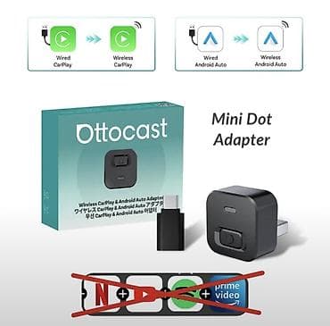 Ottocast Wireless Car Adapter – CarPlay və Android Auto üçün simsiz