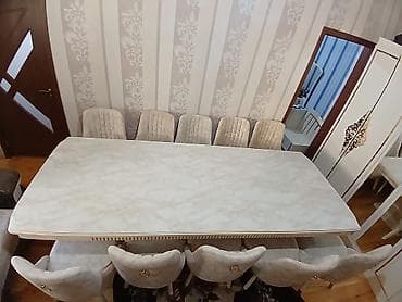isiq generator satilir: Qonaq otağı üçün zərif dəst: 1200 azn MASA desti :-TƏCİLİ SATILIR‼️* — 3