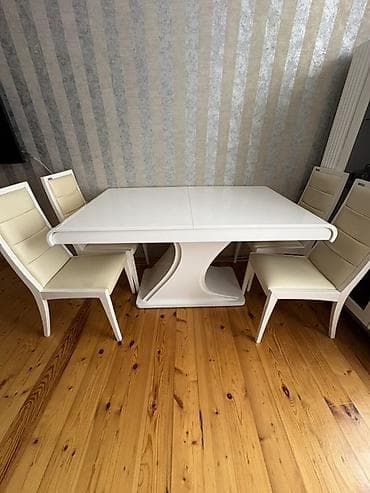 Qonaq otağı üçün, Açılan, 6 stul