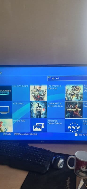 playstation portable купить: Playstation 4 Slim 1TB ☑️2 ədəd Dualshock 4 ☑️15 oyun var yaddaşında — 4