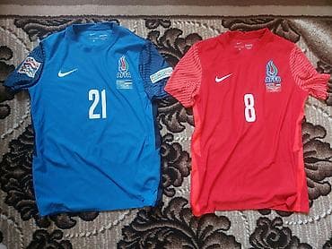 AFFA milli komandasının iki futbol forması - Brend: Nike (Dri-FIT) -