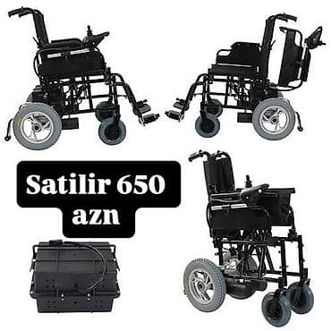 Elektrik təkərli əlil arabası - Geniş arxa aparıcı təkərlər və ön