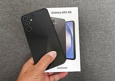 samsung tilvizor: Samsung Galaxy A54 5G, 128 GB, rəng - Qara, Sənədlərlə — 1