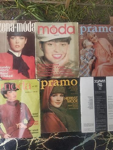 Retro moda jurnalları kolleksiyası Məzmun: - Burda Moden (rus dilində