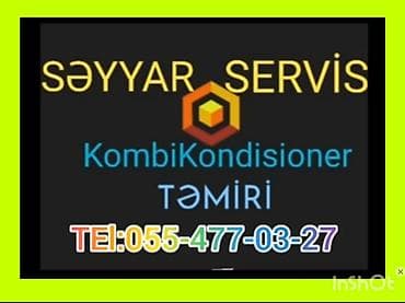 kondisioner qurasdirilmasi: Təmir, Split kondisionerlər, Nasazlığın aradan qaldırılması, Zəmanətlə — 1
