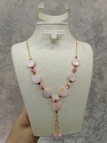 Eynəklər: Təbii daşlardan hazırlanmış zərgərlik dəstləri - Tərkib: müxtəlif — 2