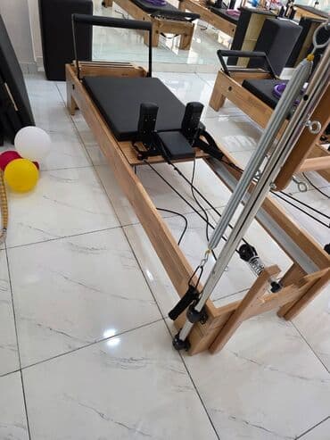 sakit sintezator: Pilates Reformer + Tower kompleksi - Material: taxta karkasm, möhkəm — 2