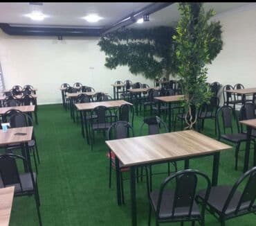 stol stul işlenmiş: Yeni, Dördbucaq masa, 6 stul, Açılmayan, Stullar ilə, Metal, Azərbaycan — 4