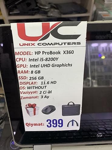 hp netbook: HP ProBook x360 noutbuk/planşet hibridi - Ekran: 11.6" HD, toxunma — 4