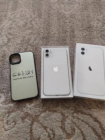 iphone 7 sumqayit: IPhone 11, 128 GB, Ağ — 1