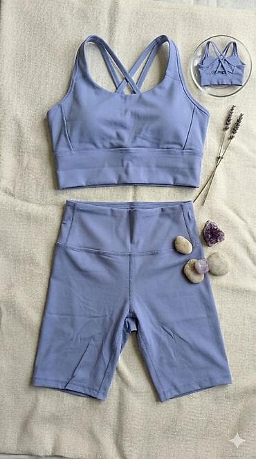 Qadınlar üçün idman dəsti – top və tayt - Model: yüksək elastikliyə — 10