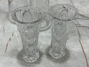 beqoniya gülü: Vaza dəsti, Xrustal — 1