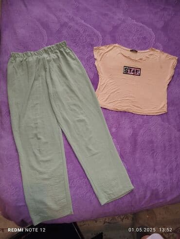 Şalvar, Adamo, L, rəng - Boz