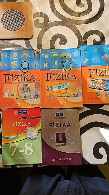 Salam Fizika testləri və dərslikləri (1-2) manat aralığında. Əla