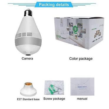 çanta: Smart IP kamera PTZ A10-H İkiqat lampa Wifi kamera A10-H ▶️Məhsulun — 3