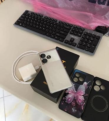 Realme GT Neo 6 SE, 256 ГБ, цвет - Серебристый, Беспроводная зарядка at lalafo.az Realme GT Neo 6 SE, 256 ГБ, цвет - Серебристый, Беспроводная зарядка