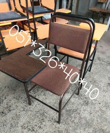 yazı masa: Qonaq otağı üçün, Yeni, Açılan, Dördbucaq masa, 1 stul — 17