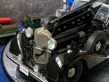 metbex tavan modelleri: Коллекционная модель Mercedes-Benz 770K Pullman W150 Black 1938 Road — 8
