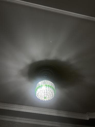 Çılçıraq, 8 lampa, Xrustal