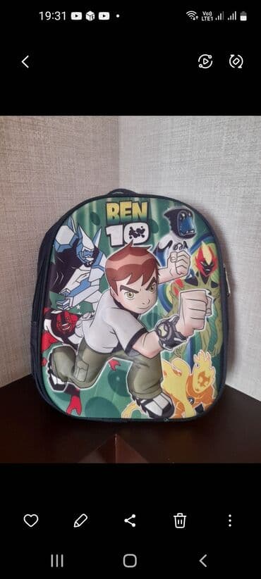 uşaq çantaları: Baxça yaşlı usaq çantası,təzə kimidir,lap az istifadə edilib — 3