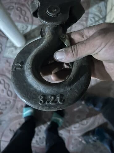 hamam krantları: Portativ zəncir bəndli qaldırıcı, işlenmis 3.2 tondur endirim olacaq — 5
