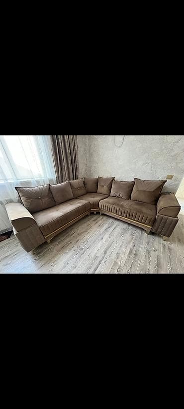 armud: İşlənmiş, Divan, 2 kreslo, Bazalı, Açılan — 1