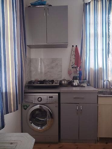 dolab gence: Mətbəx dolabı dəsti - Rəng: boz (mat səth) - Komplekt: divardan — 1