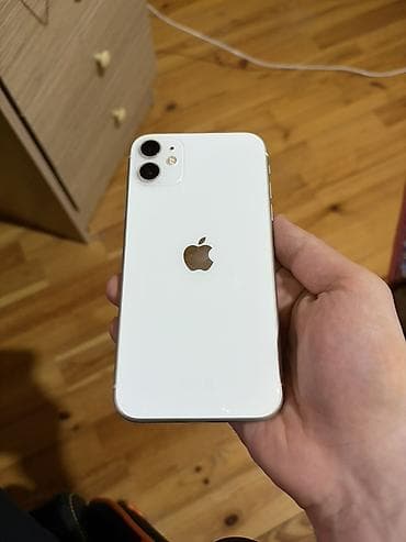 IPhone 11, 128 GB, Ağ, Face ID
