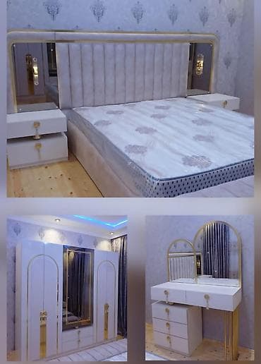 YATAQ DƏSTİ Satılır 1500₼ 3 aydı alınıb Evə böyükdü deyə satılır Ölçü