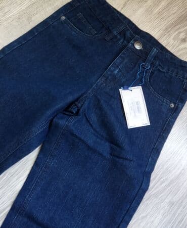 mektebli salvari: Cins şalvar, Oğlan üçün, 8 - 9 yaş — 1