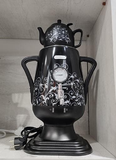 Samovarlar: Samovar elektrik samovar Eurolux 4 litr tutumlu Paslanmaz iy tam — 1