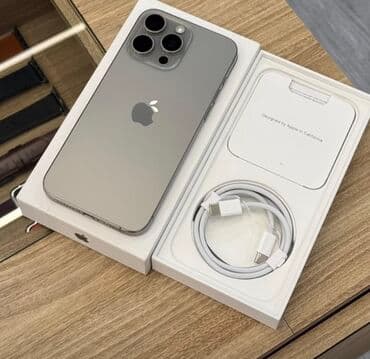 iphone 16 satilir: IPhone 15 Pro Max, 256 GB, Natural Titanium, Sənədlərlə — 1