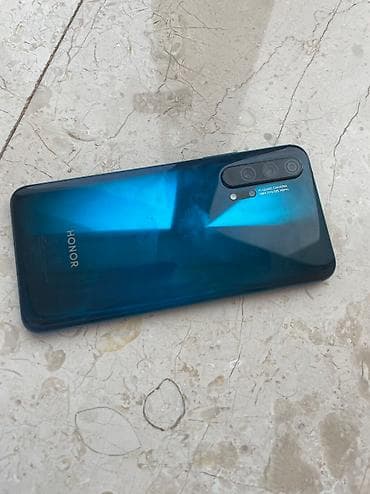 honor s8: Honor 20 Pro, 256 GB, rəng - Göy, Sensor, Barmaq izi, Face ID — 1
