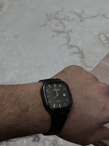 Аккумуляторы: Наручные часы, Casio, цвет - Черный — 2