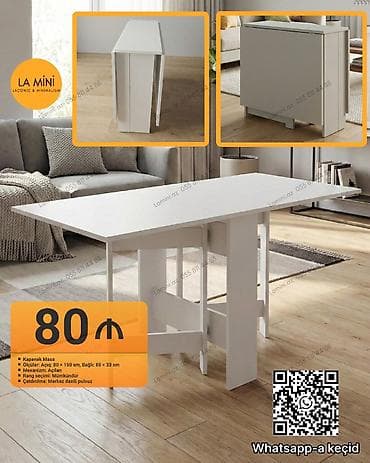 Qatlanabilən masa – La Mini - Tip: Qapanan/qatlanan mexanizm -