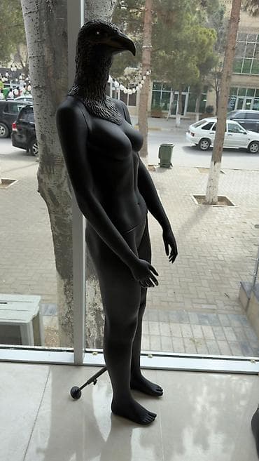 Manekenlər: Qadın, Plastik, plastmas, Mat qara — 2