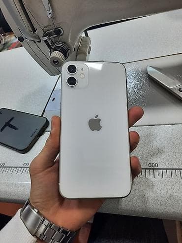 samsunq tel: IPhone 11, 128 GB, Ağ — 4