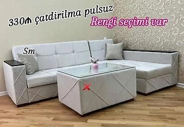 reception masa: Möhkəm konstruksiyalı künc divan dəsti. Dəst tərkibi: - Künc divan - — 1