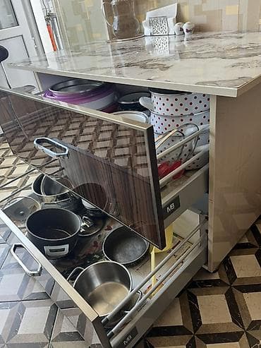 Mətbəx üçün funksional şkaf-modul - Ölçü: təxmini eni 80–90 sm