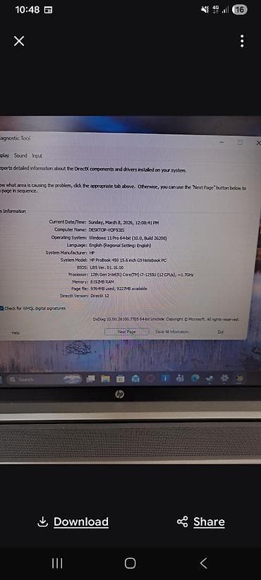 notbuk: HP ProBook 450 15.6" G9 noutbuku - Ekran: 15.6" (Full HD) - — 3