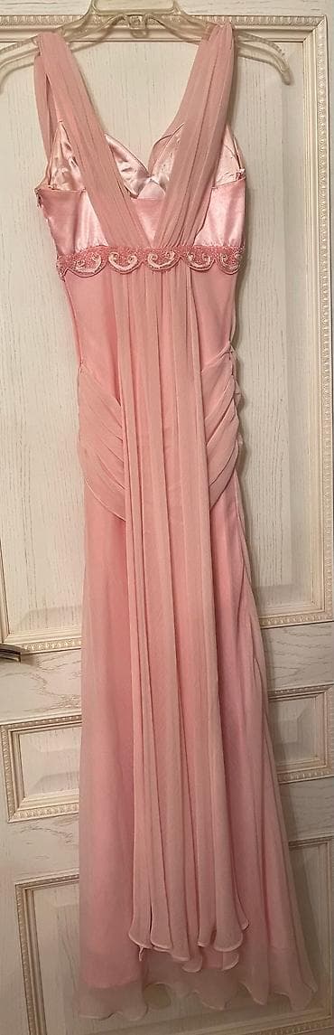 biserli: Вечернее платье в пол, от немецкого бренда Balina, нежно-розового — 2