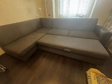 yer divanlari: Künc divan, İşlənmiş, Açılan, Parça, Çatdırılma yoxdur — 1